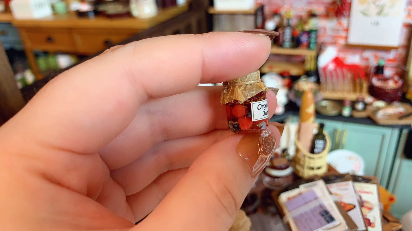 1:12 Scale Miniature Fruit Jars Set Miniature Dollhouse Accessories