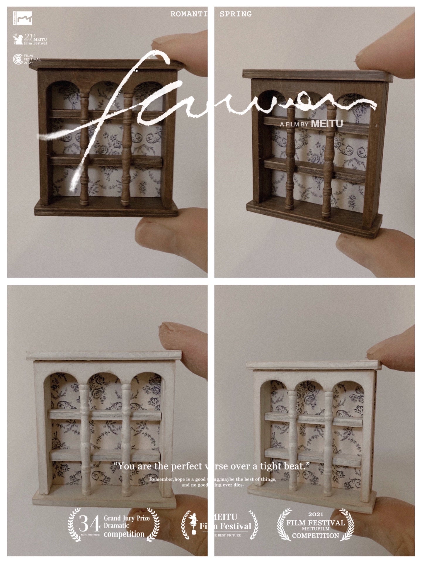 1:6 Scale Miniature Dollhouse Furniture Wall Cabinet Shelf Kitchen Storage Display Miniature Decor