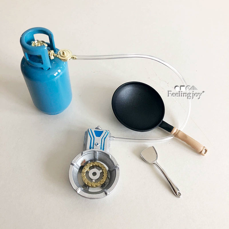 Accessoires miniatures pour maison de poupée, échelle 1:12, réservoir d'essence, meubles miniatures