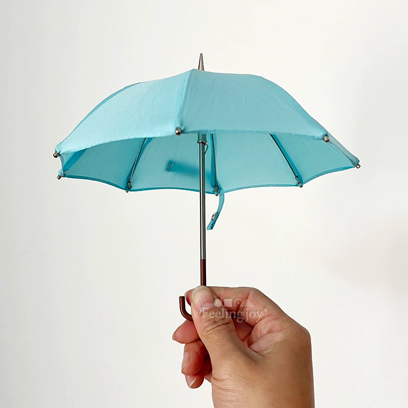 Parapluie miniature pour poupée BJD, échelle 1:6, accessoire pour maison de poupée Blythe Momoko, meubles miniatures