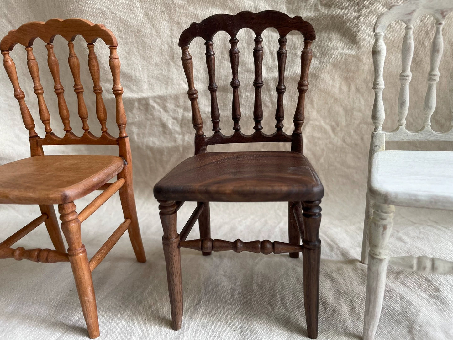 1:6 Scale Miniature Chair Dollhouse Furniture