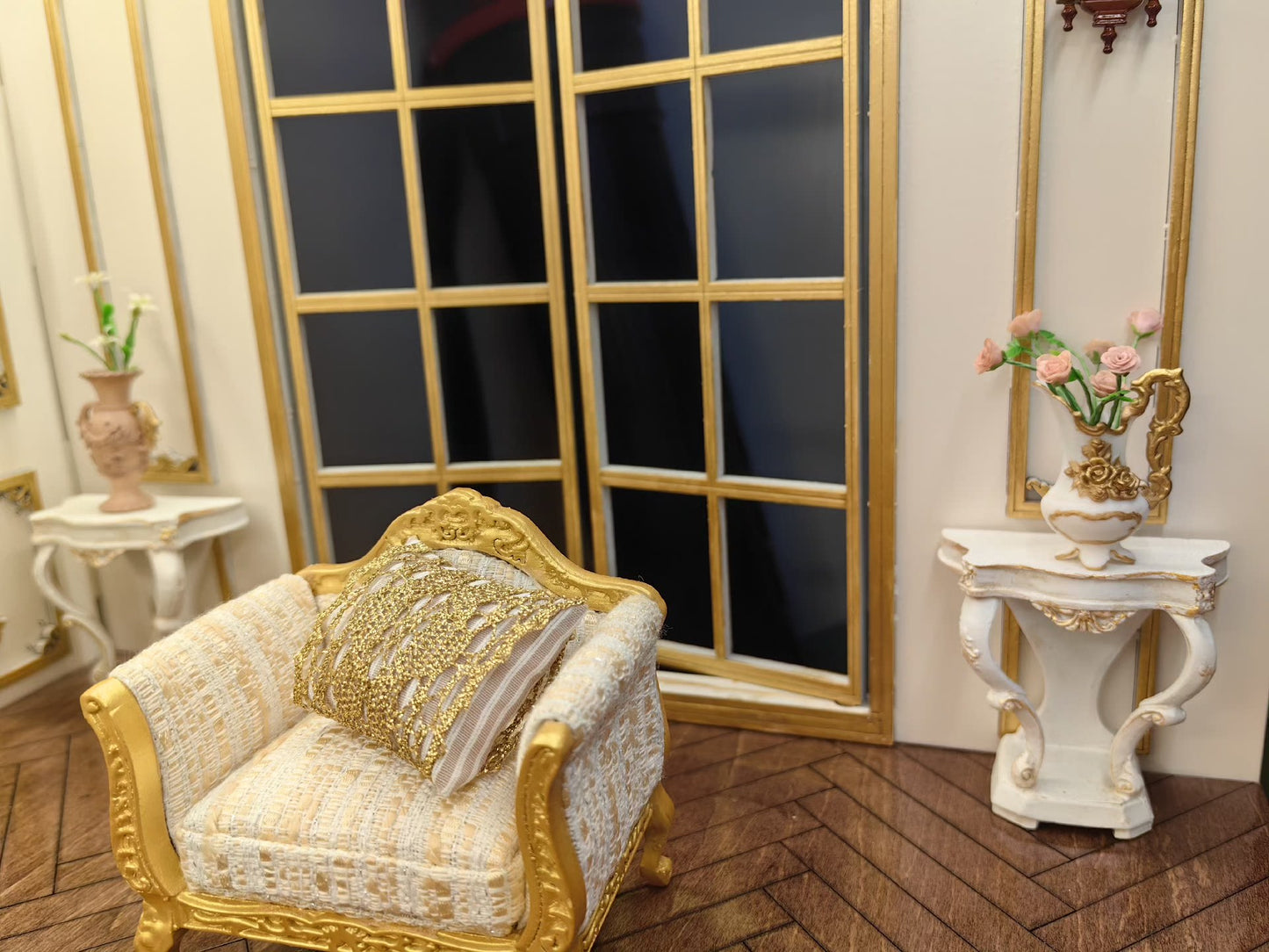 Jarrón de casa de muñecas a escala 1:12, muebles en miniatura para muñecas BJD
