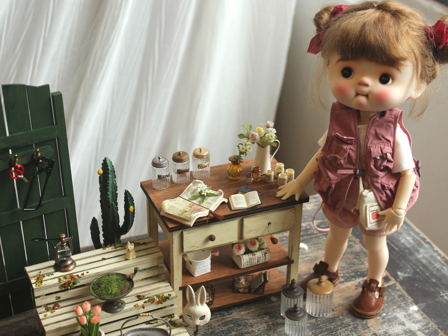 Kit de materiales en miniatura - Serie Jardín Imperfecto