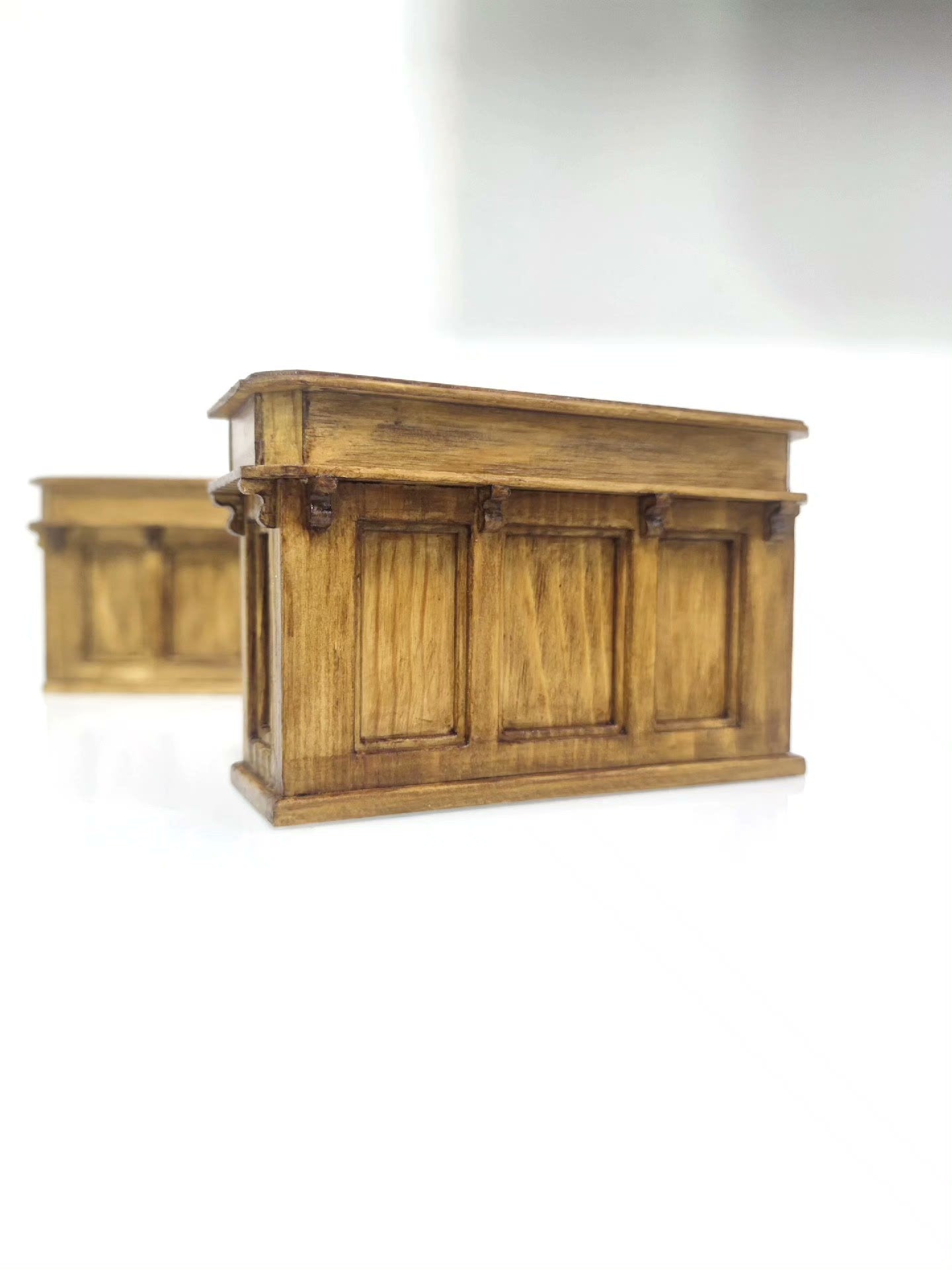 Meubles miniatures de réception vintage pour maison de poupée à l'échelle 1:12