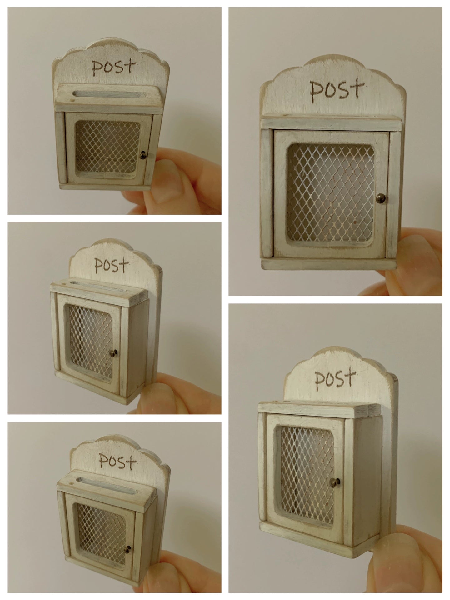 1:6 Scale Vintage Wooden Cabinet Wall Shelf Miniature Dollhouse Furniture For Blythe Dolls