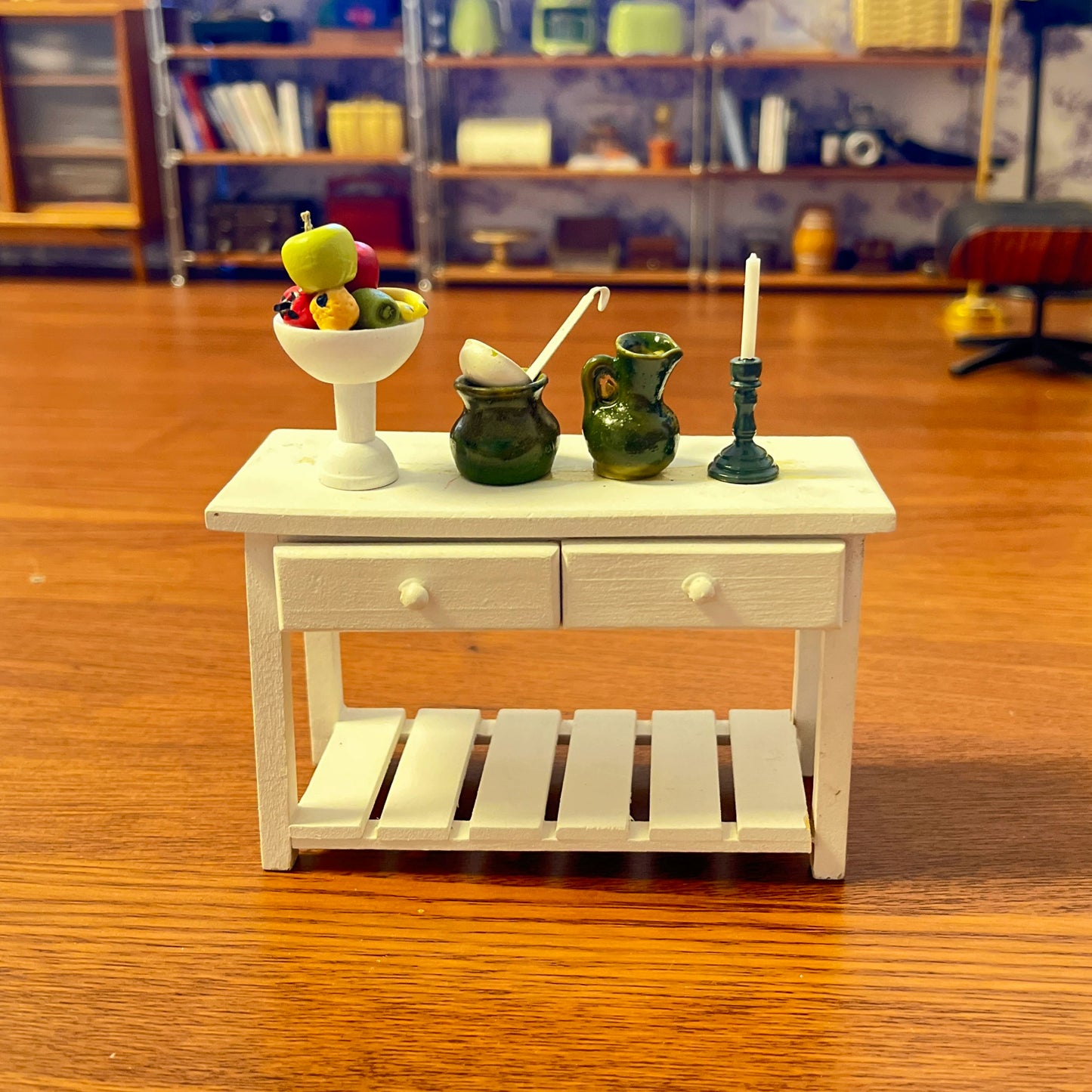 1:12 Scale Miniature Dollhouse Furniture Set For Ob11 Gsc Clay Figure Scene Cotton Fabric Accessories