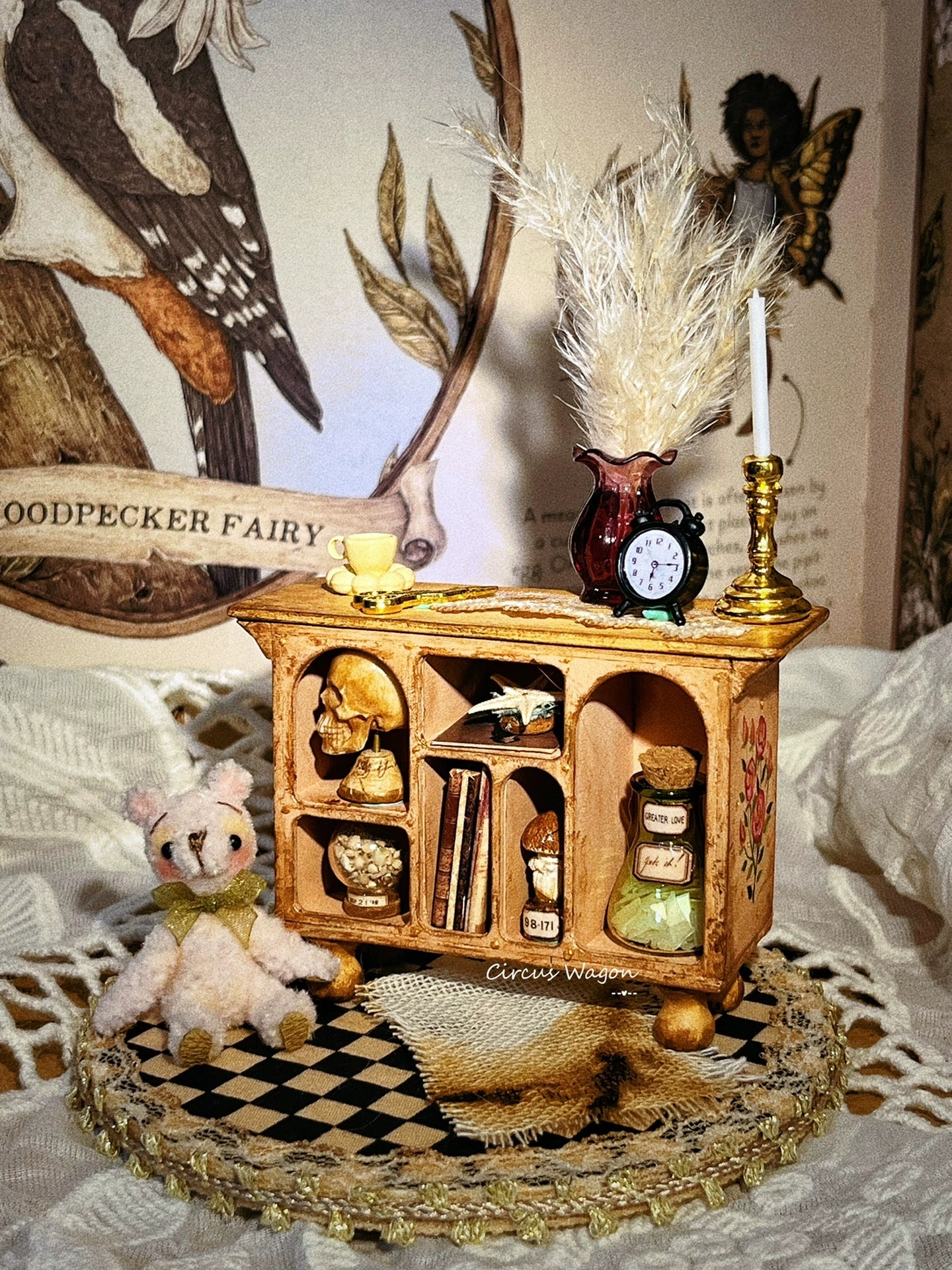 1:12 Scale Miniature Dollhouse Furniture Set For Display And Play