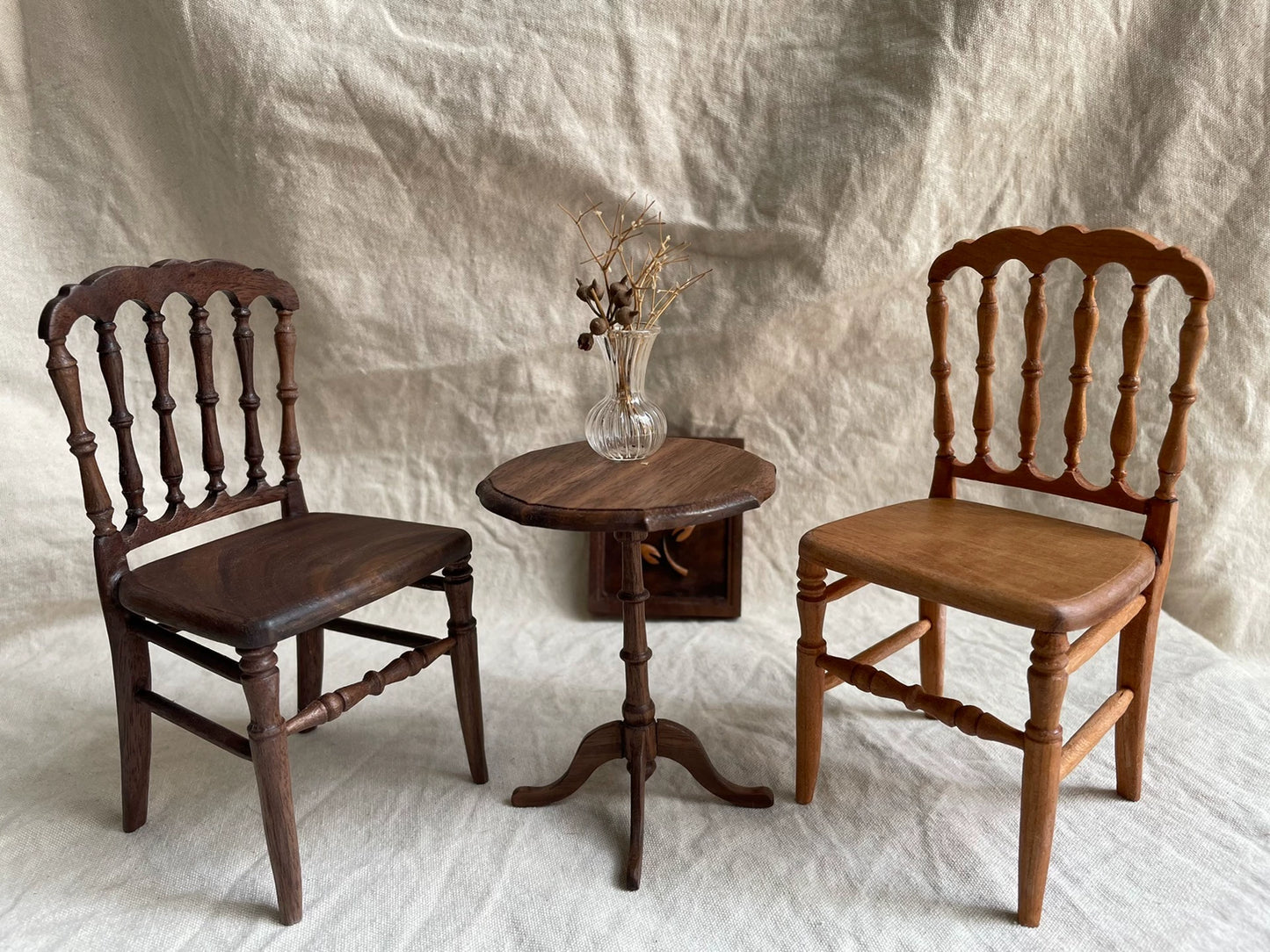 1:6 Scale Miniature Chair Dollhouse Furniture