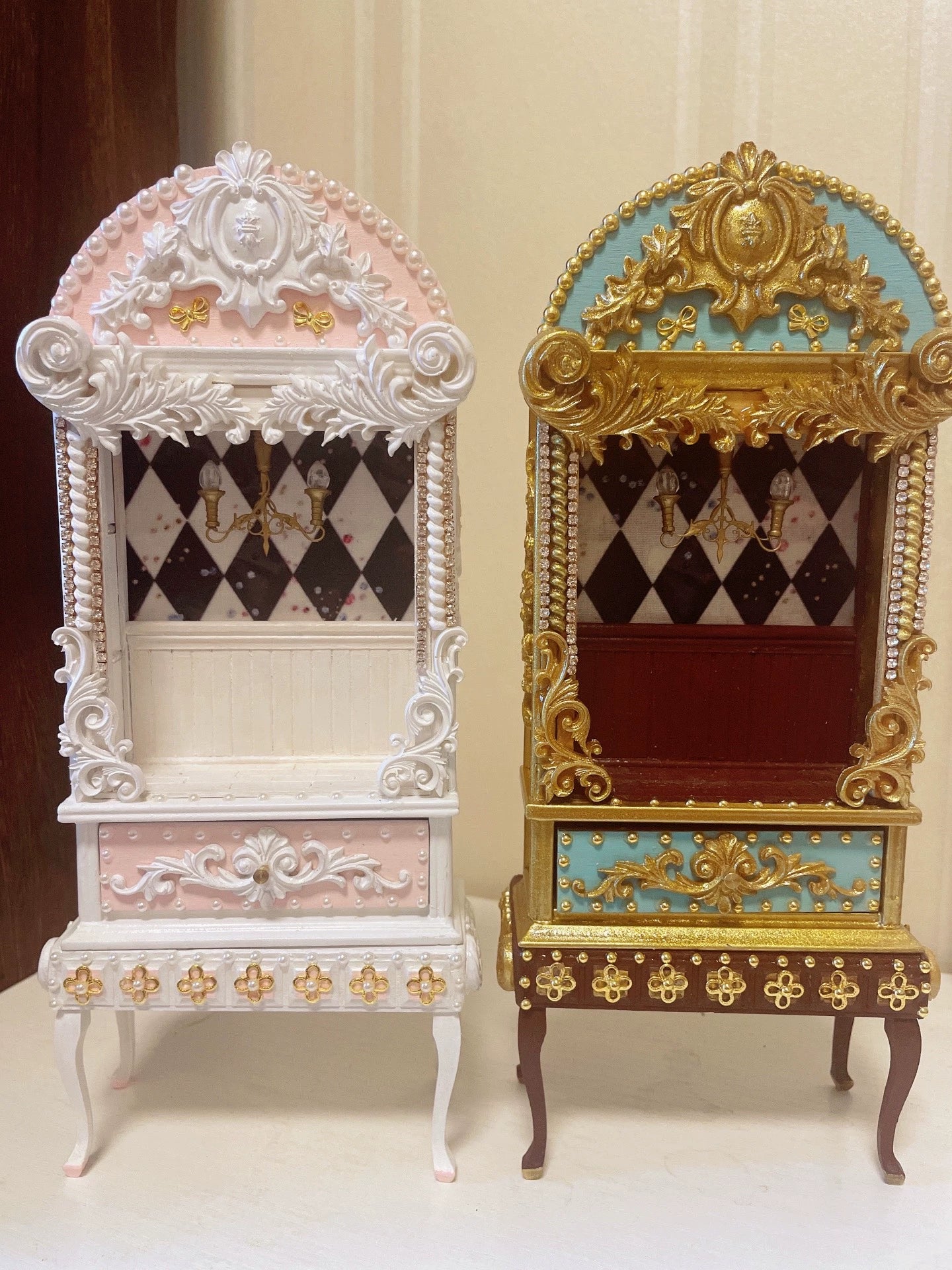 Maison de poupée miniature à l'échelle 1:6, présentoir de théâtre rétro pour poupées Blythe