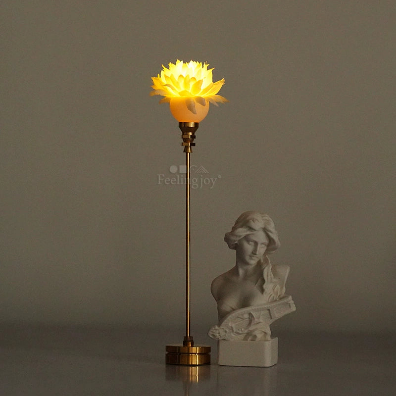 1:12 Scale Miniature Dollhouse Furniture BJD OB11 Toy Accessories Feeling Floor Lamp Miniature Scene Model