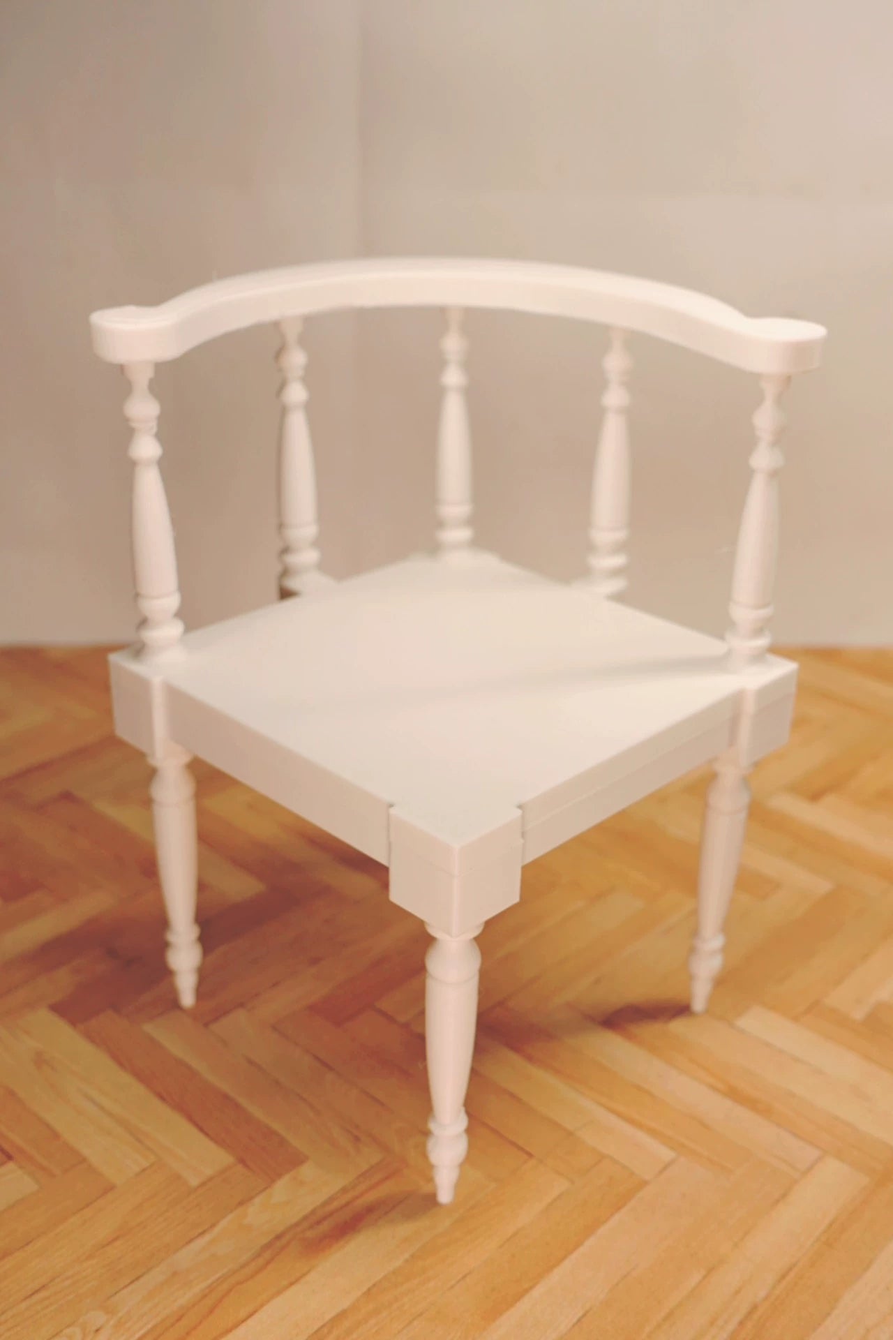Chaise d'angle et table d'appoint rétro victorienne à l'échelle 1:12, meubles miniatures pour maison de poupée, salle d'étude