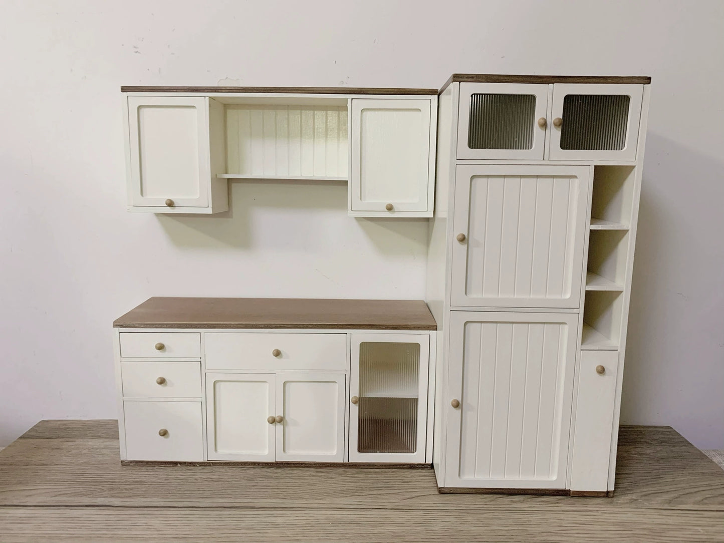 1:6 Scale 1:12 Scale Wooden Cabinet Miniature Dollhouse Furniture For Living Room Play Room