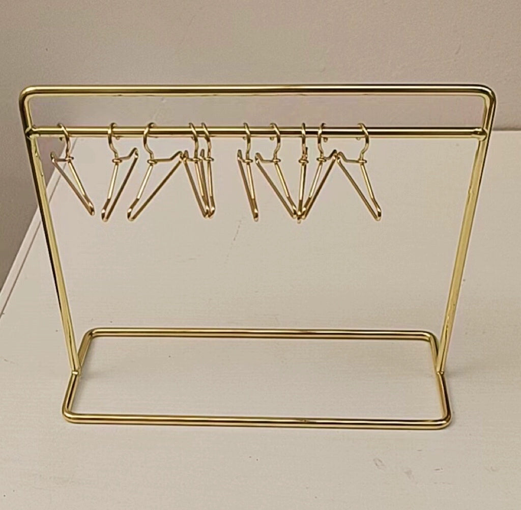 1:12 Scale 1:6 Scale Iron Clothes Hanger Miniature Dollhouse Furniture For BJD OB11 OB22 OB24 Doll Clothes