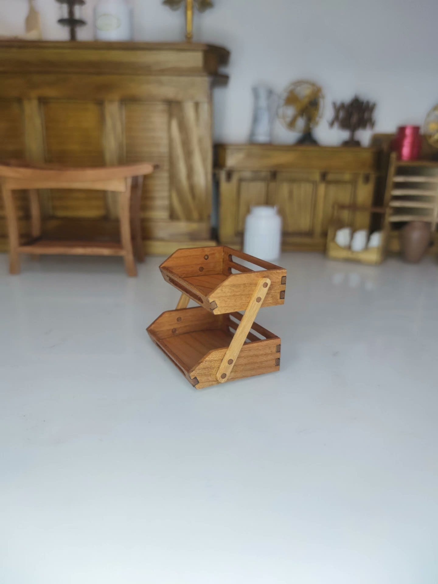 1:12 Scale Miniature Bathroom Furniture Set For Dollhouse