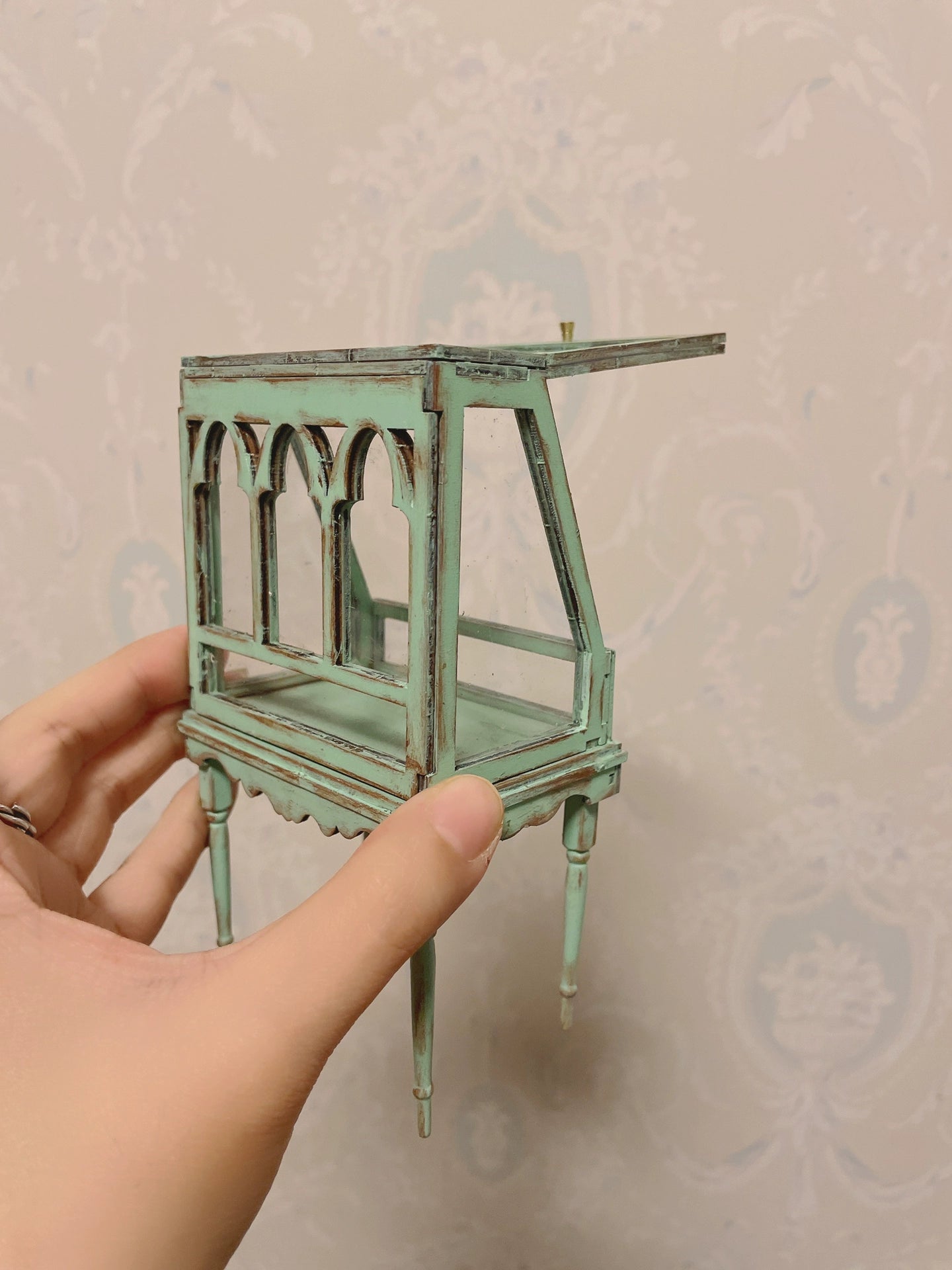 1:6 Scale BJD Blythe Dollhouse Miniature Furniture Transparent Flower House