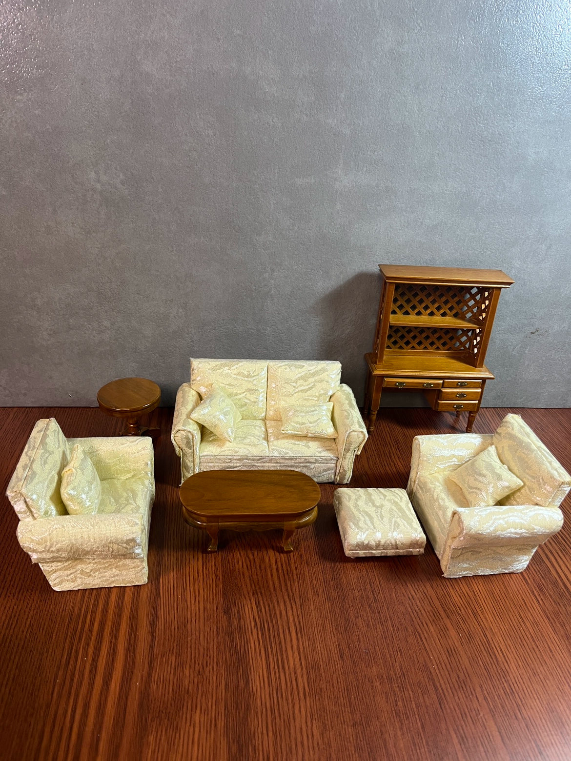 Conjunto de muebles de casa de muñecas en miniatura a escala 1:12 para figuras de acción BJD GSC OB11 y exhibición de modelos