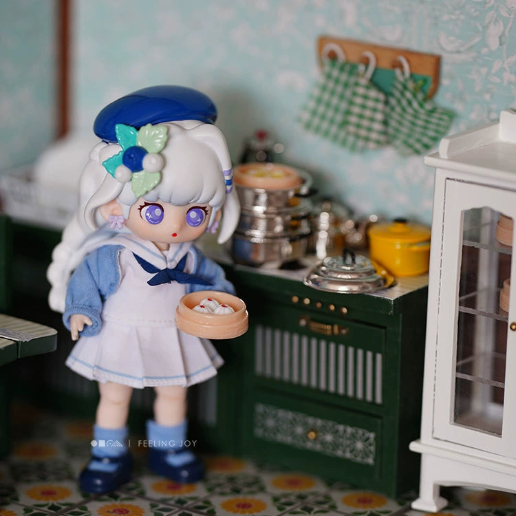 Maison de poupée miniature à l'échelle 1:12, cuisine, salle à manger, accessoires de meubles miniatures pour poupées en argile Ob11 GSC