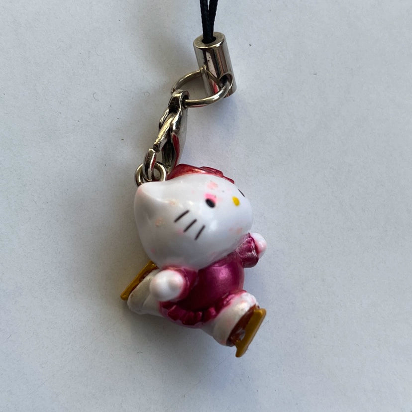Accesorios para casa de muñecas en miniatura a escala 1:12, juego de comida de Hello Kitty, colgante para teléfono, colección defectuosa