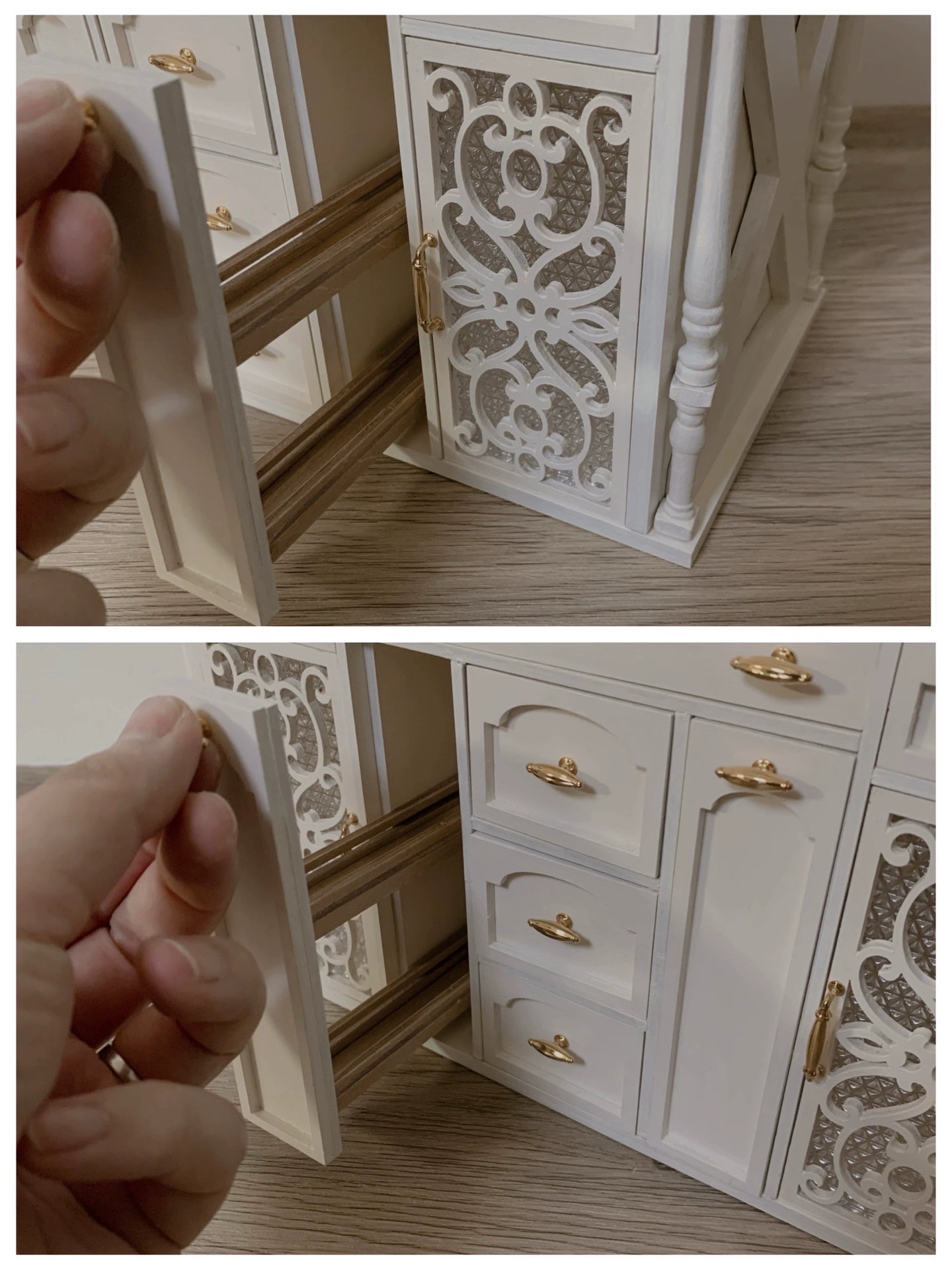 1:6 Scale Miniature Nordic Retro Milk Candy Handmade Furniture For Blythe Dolls OB11