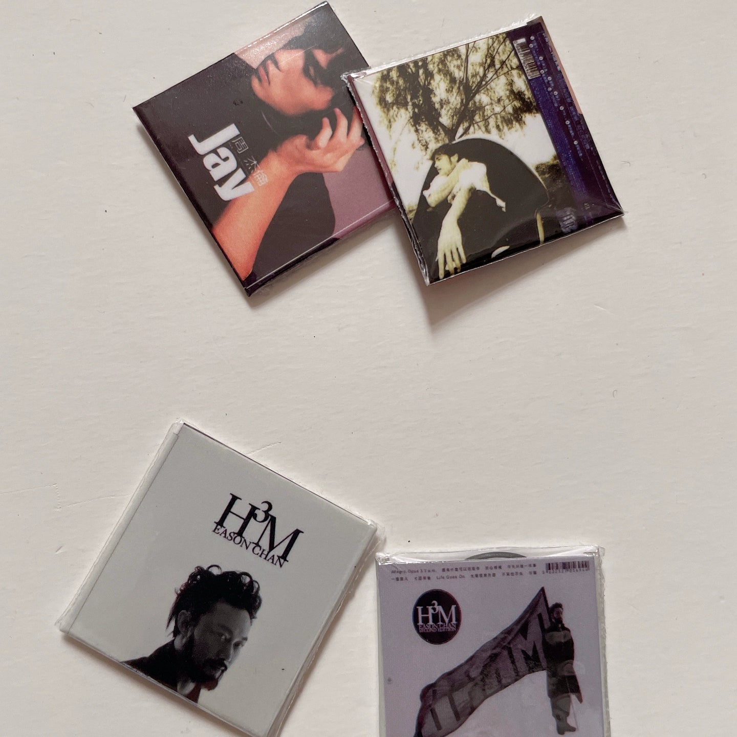 CD en miniatura a escala 1:12 con carátula y disco, accesorio para casa de muñecas en miniatura