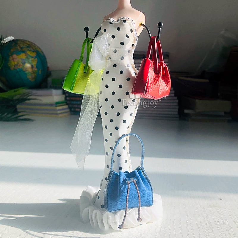 Sac à main miniature en cuir à l'échelle 1:6 pour poupées BJD Blythe, accessoires de mode