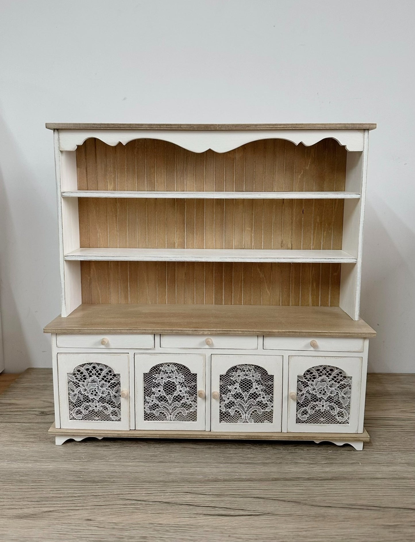1:12 Scale Miniature French Vintage Sideboard Cabinet Dollhouse Furniture For Living Room Kitchen