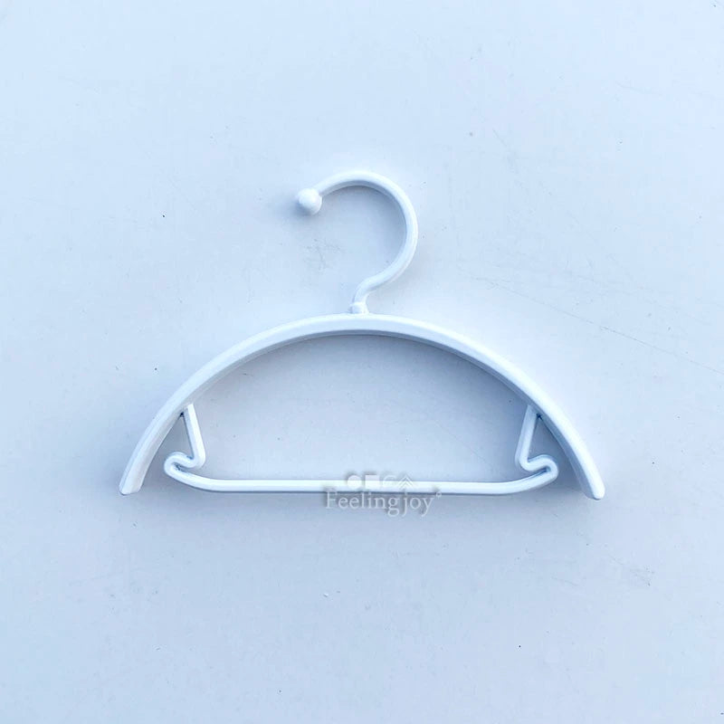 Accesorios para muñecas BJD a escala 1:12 y 1:6, modelo de percha de ropa de aleación en miniatura Blythe Ob11, bricolaje