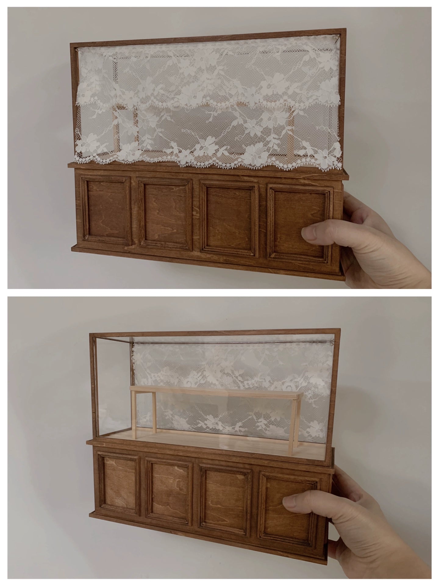 1:6 Scale Miniature Nordic Retro Furniture Set For Blythe Dollhouse Custom Handmade Sugar Candy Style