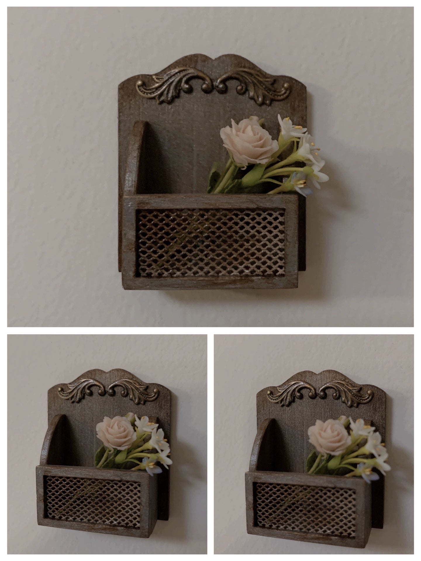 1:6 Scale Miniature Nordic Retro Wooden Cabinet Miniature Dollhouse Furniture For Blythe And Ob11 Dolls