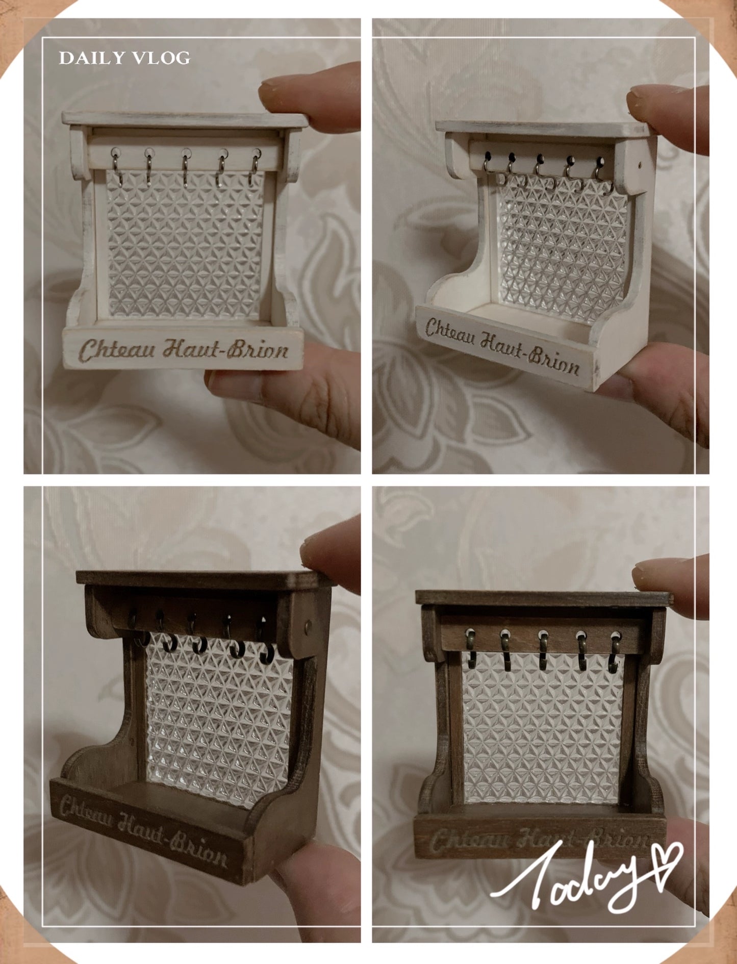 1:12 Scale Miniature Dollhouse Furniture Wooden Shelf For Blythe Dolls Play Room