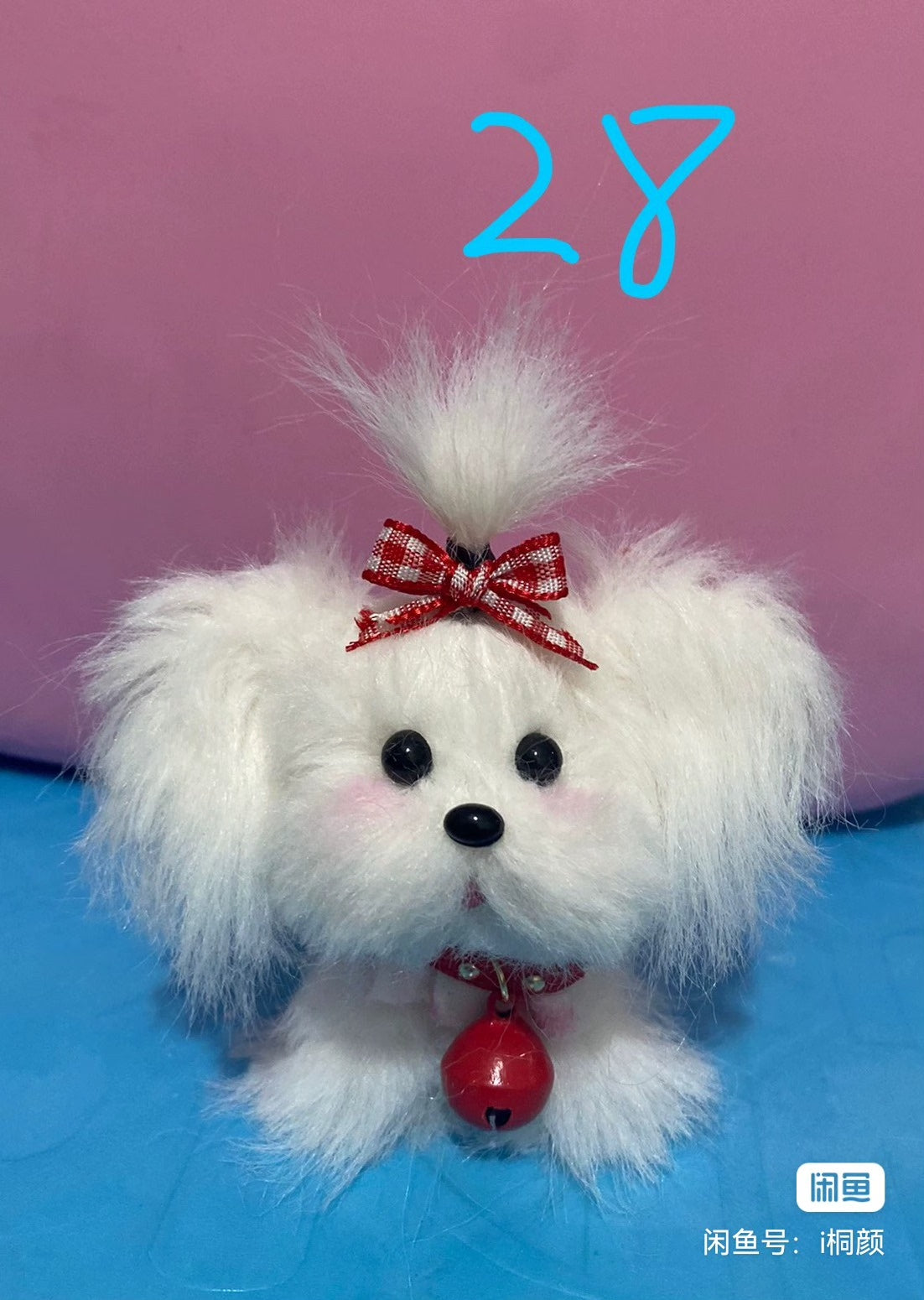 Miniatura de perro hecha a mano con alambre trenzado, escala 1:6, accesorio para casa de muñecas (1:12)