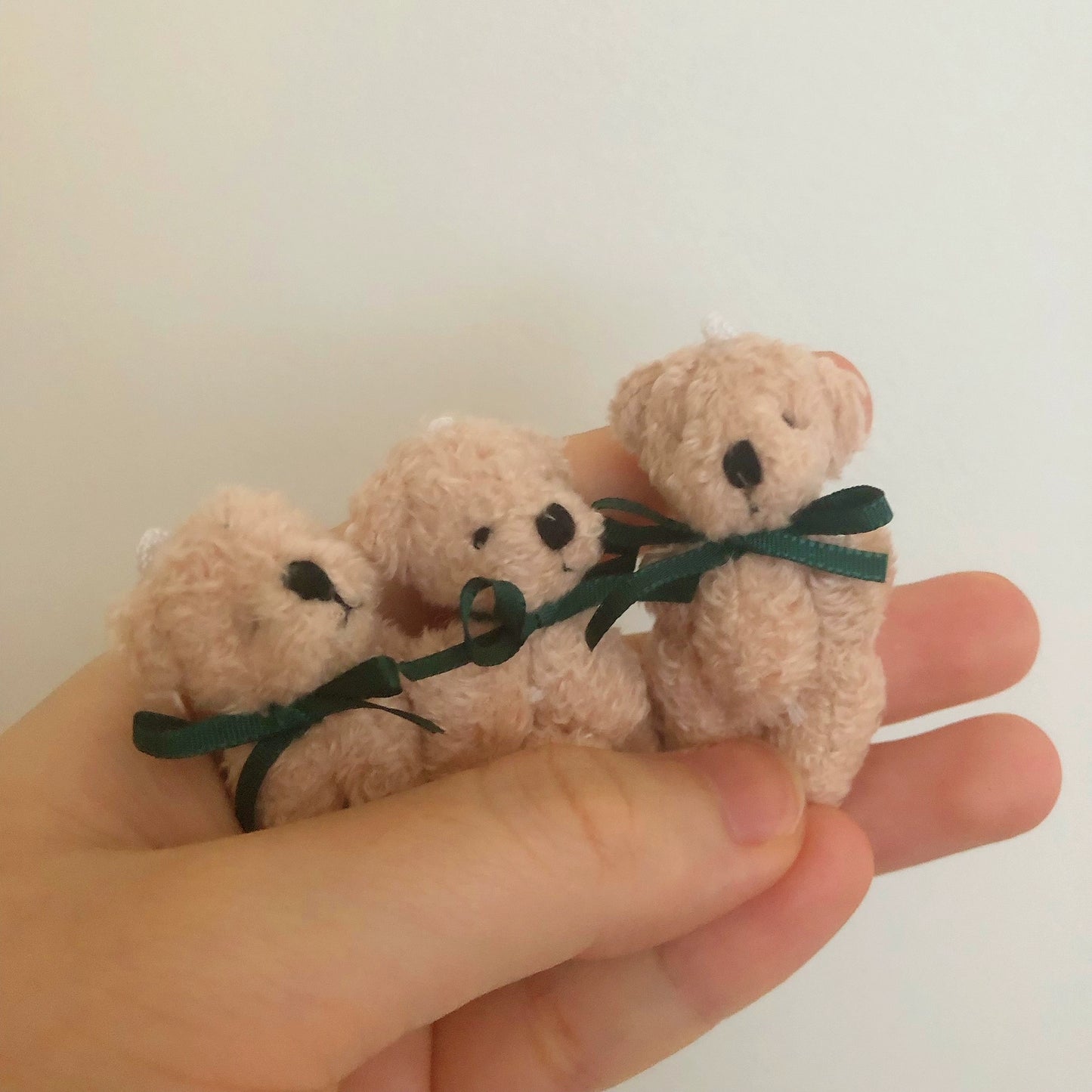 1:6 Scale Jointed Rabbit Bear Miniature Plush Doll BJD Companion