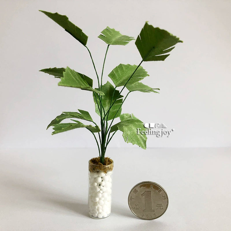 Accessoires miniatures pour maison de poupée à l'échelle 1:6 : plantes en pot réalistes pour poupées BJD, accessoires de photographie