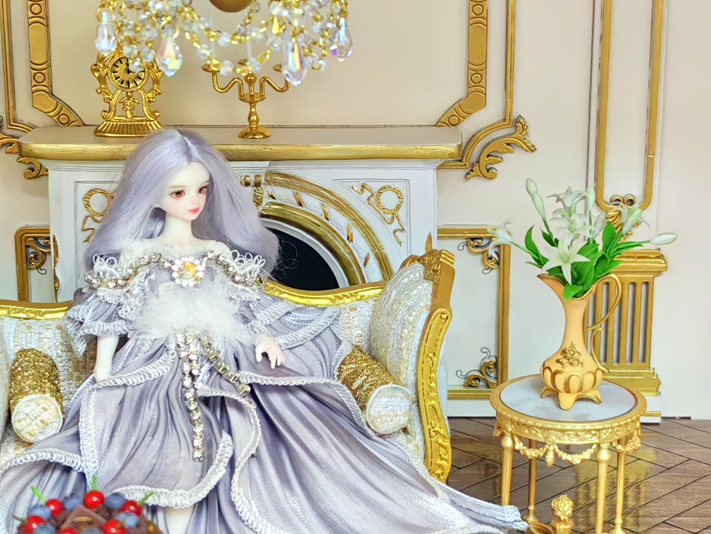 Jarrón de casa de muñecas en miniatura, escala 1:8, escala 1:10, escala 1:12, accesorio BJD