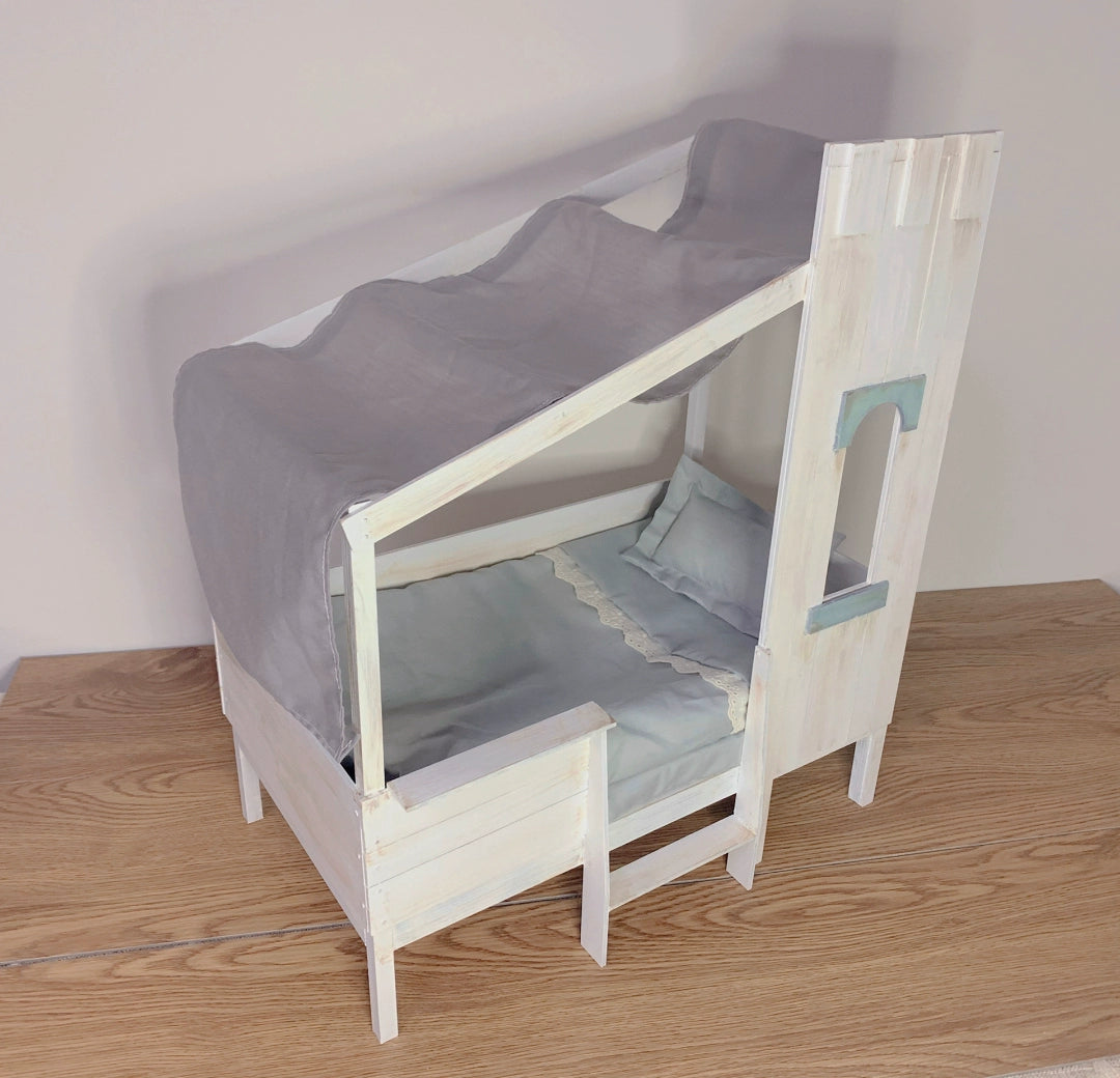 1:6 Scale 1:12 Scale Dollhouse Furniture Miniature Bed Sofa For Blythe Ob11 Dolls