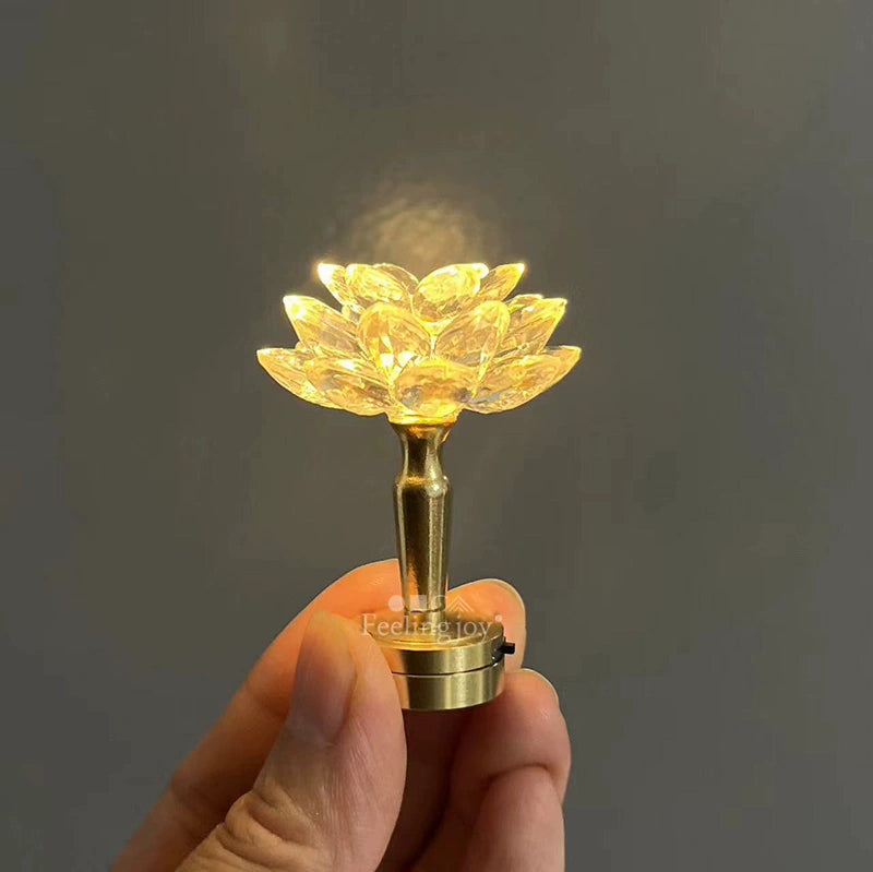 Maison de poupée à l'échelle 1:6, scène de sanctuaire bouddhiste chinois antique avec lampe Lotus et meubles miniatures