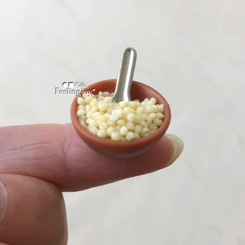 Tazón de sopa chino para casa de muñecas en miniatura a escala 1:12, tazón de fideos, accesorio BJD, muebles en miniatura para armar uno mismo