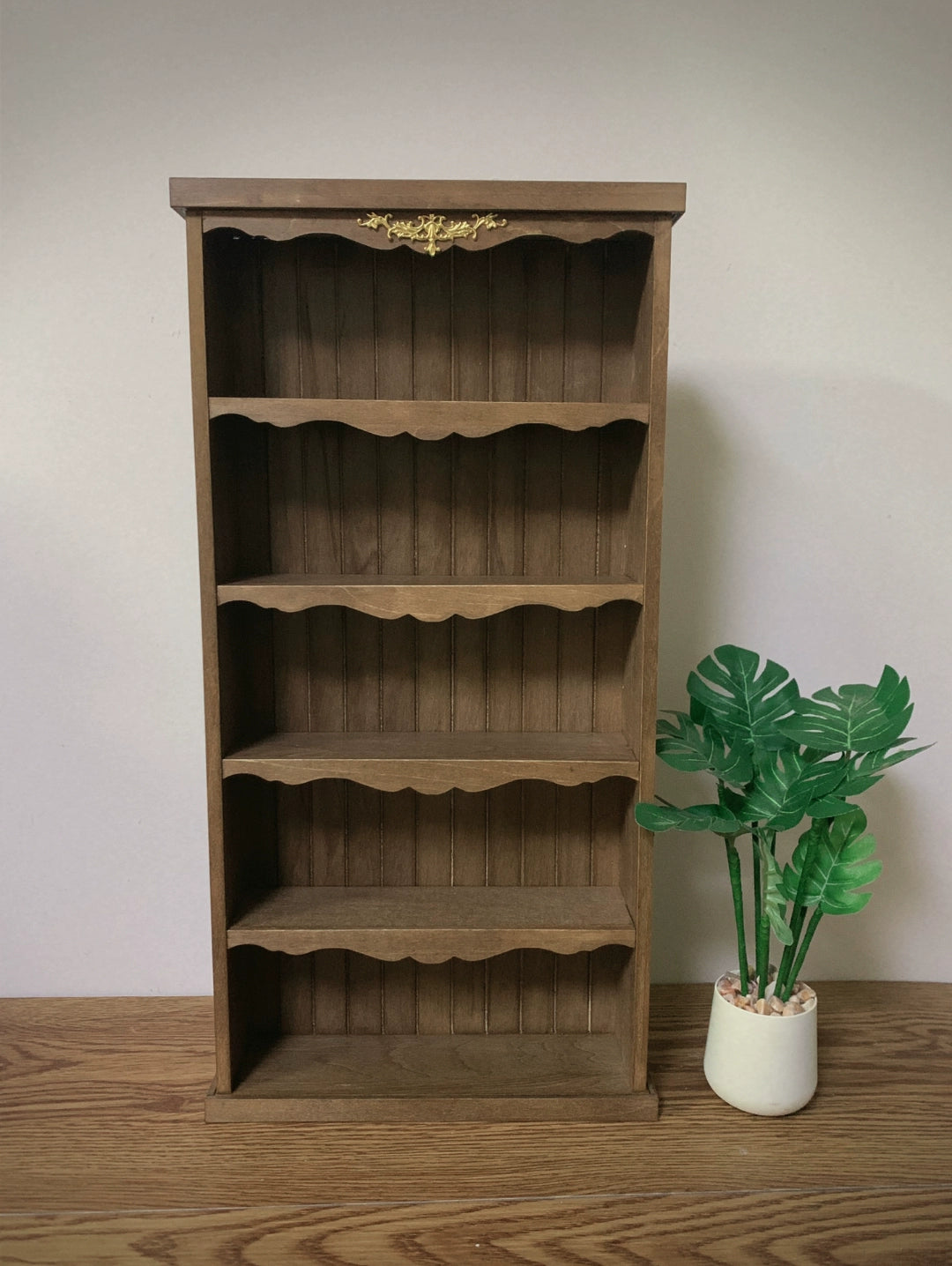 1:6 Scale 1:12 Scale Wooden Cabinet Bookshelf Storage Shelf Miniature Furniture For Blythe Dollhouse