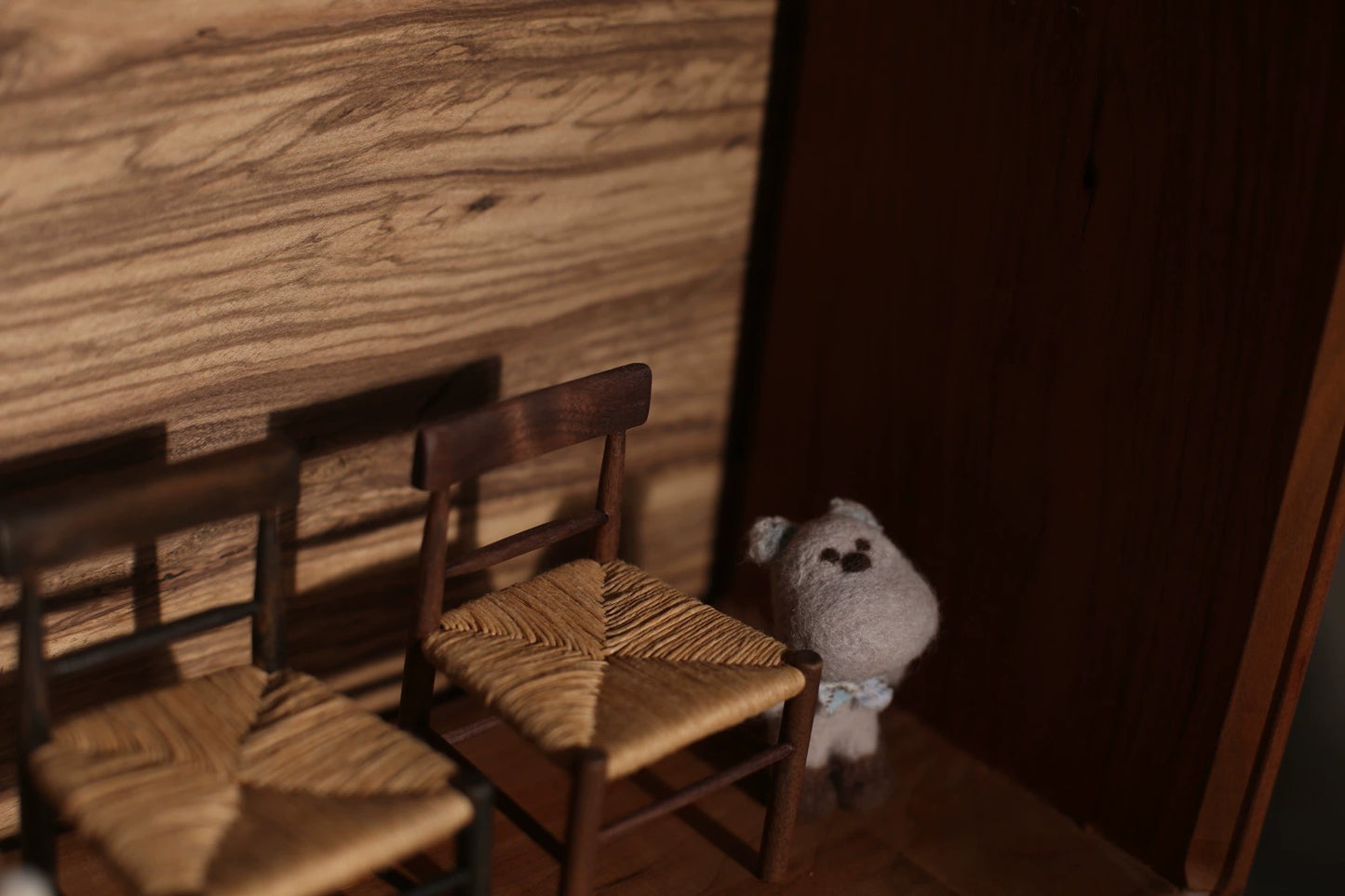 1:6 Scale 1:8 Scale Woven Chair Miniature Dollhouse Furniture
