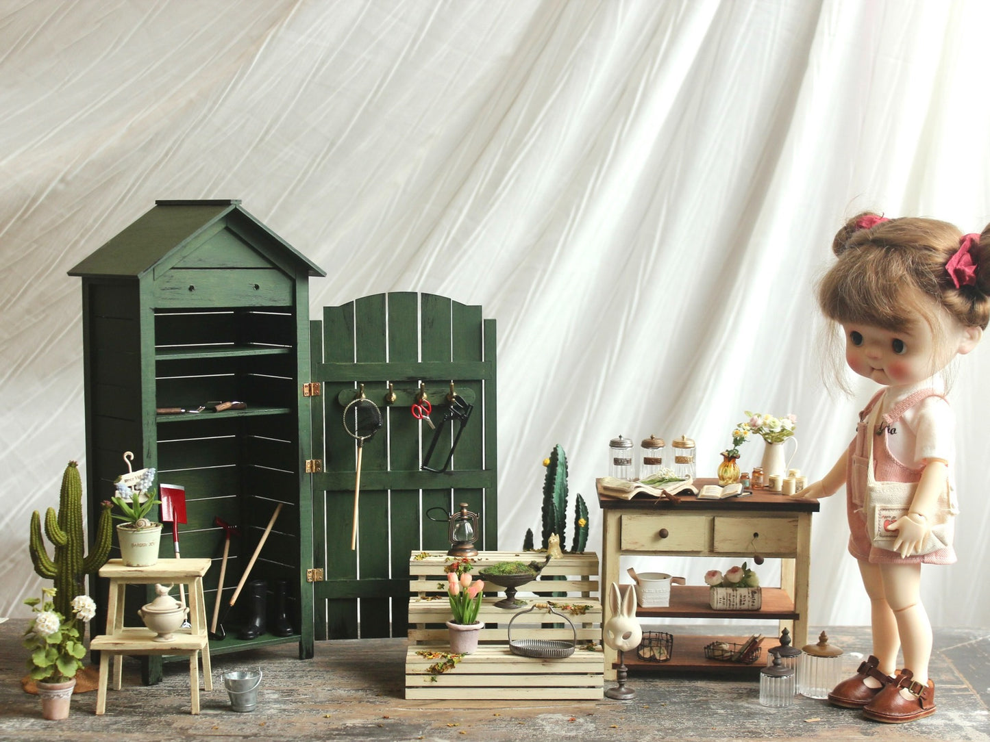 Kit de materiales en miniatura - Serie Jardín Imperfecto