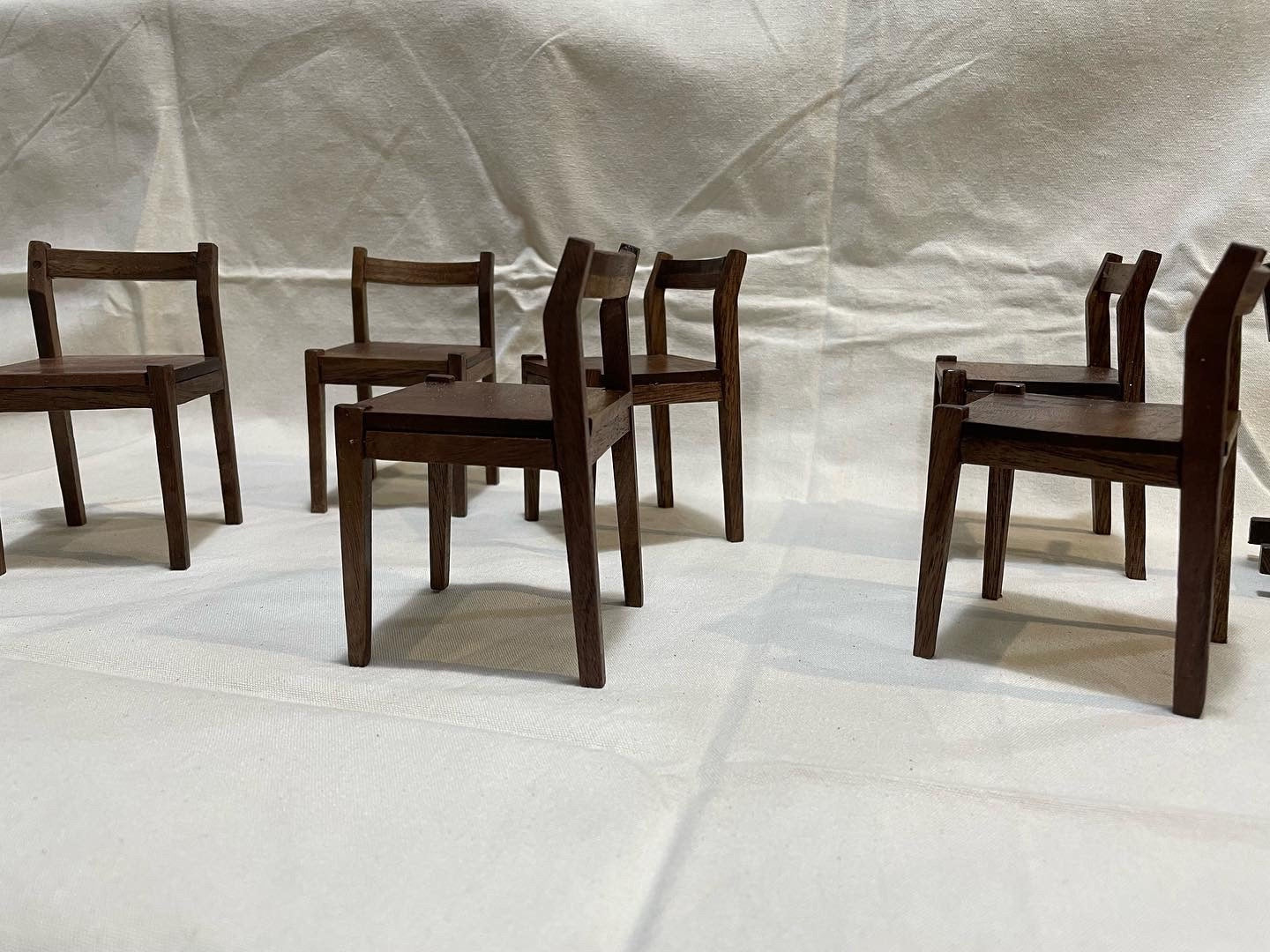1:6 Scale Custom Dining Chair Miniature Dollhouse Furniture