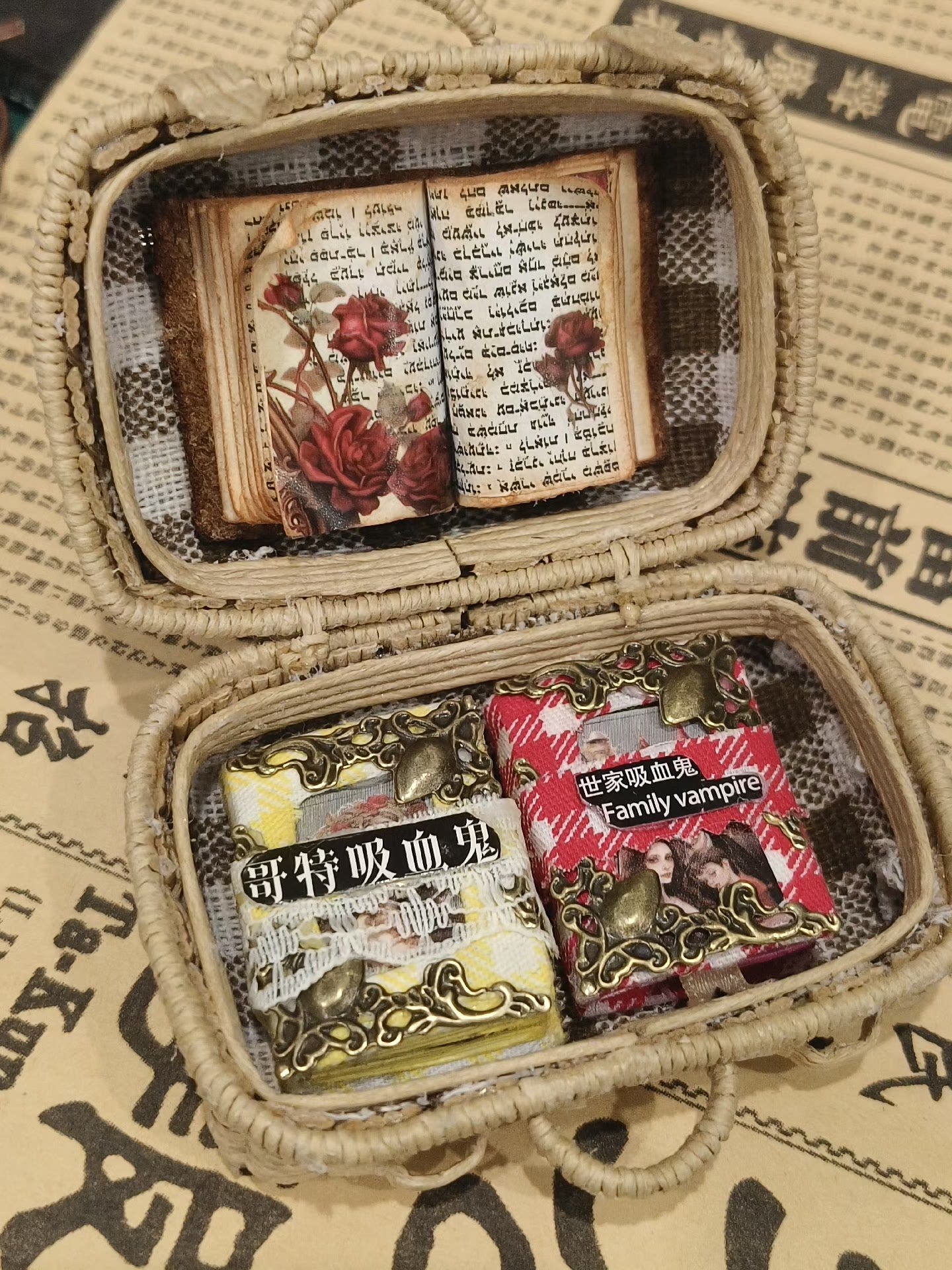 Meubles miniatures pour maison de poupée, style européen, échelle 1:12, pour exposition de figurines BJD