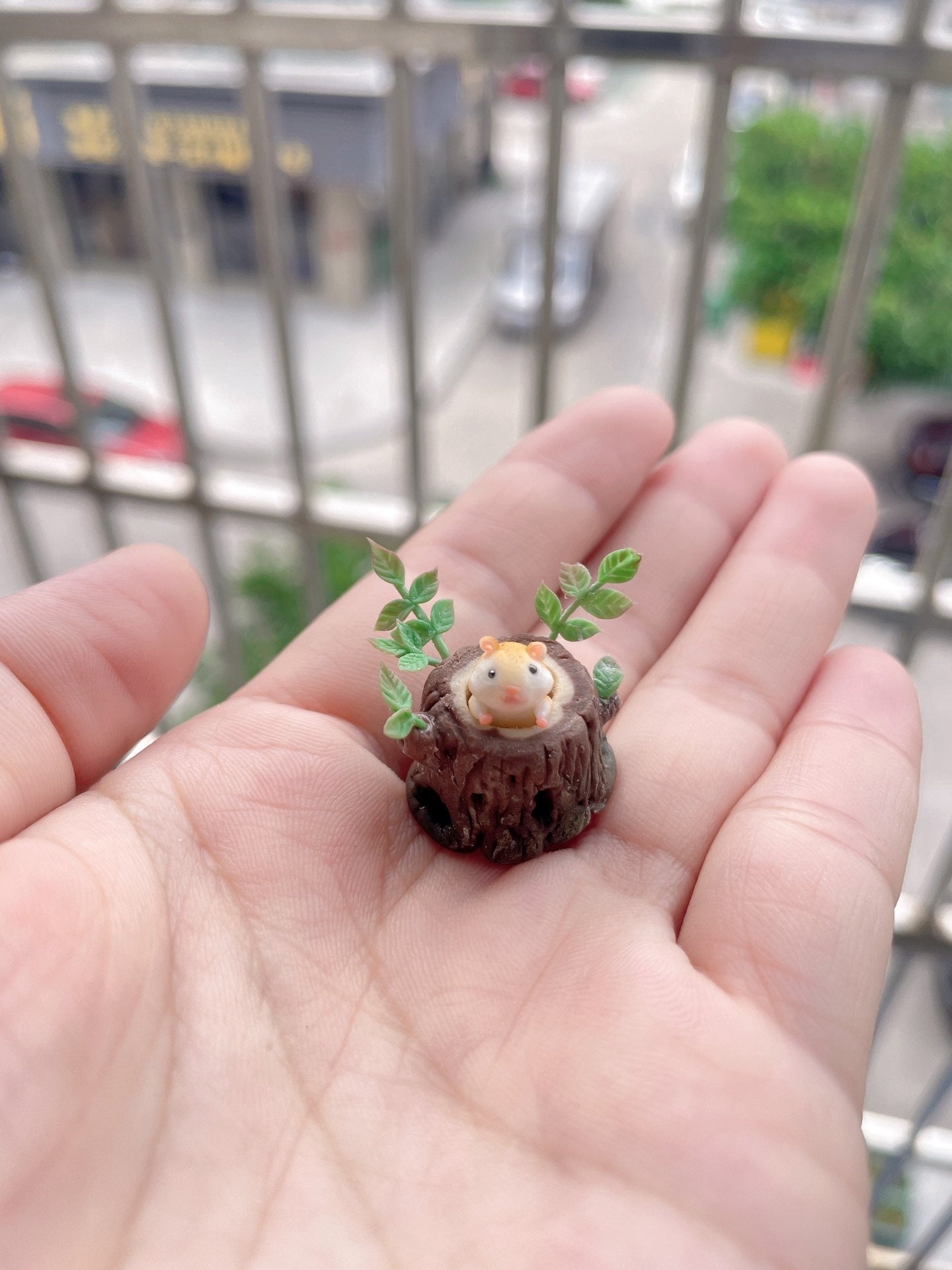 1:12 Scale Miniature Clay Hamster Series Dollhouse Cake Shop Scene Miniature Food Play Miniature Cakes