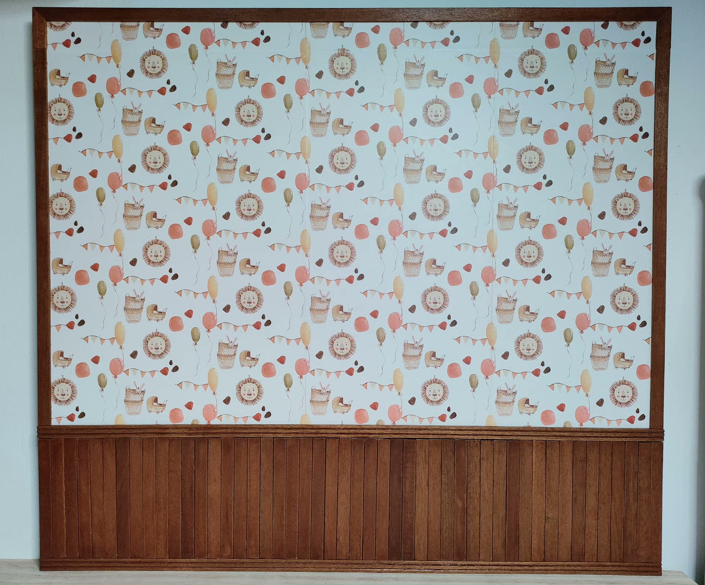 1:6 Scale BJD Doll Photography Backdrop Double Sided 50cm X 45cm Miniature Dollhouse Accessory