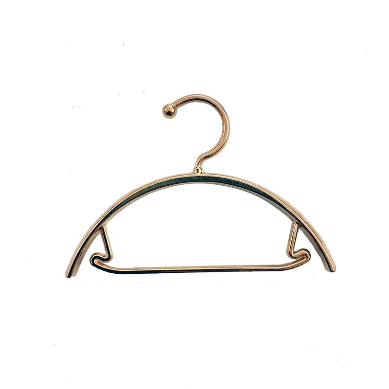 Accesorios para muñecas BJD a escala 1:12 y 1:6, modelo de percha de ropa de aleación en miniatura Blythe Ob11, bricolaje