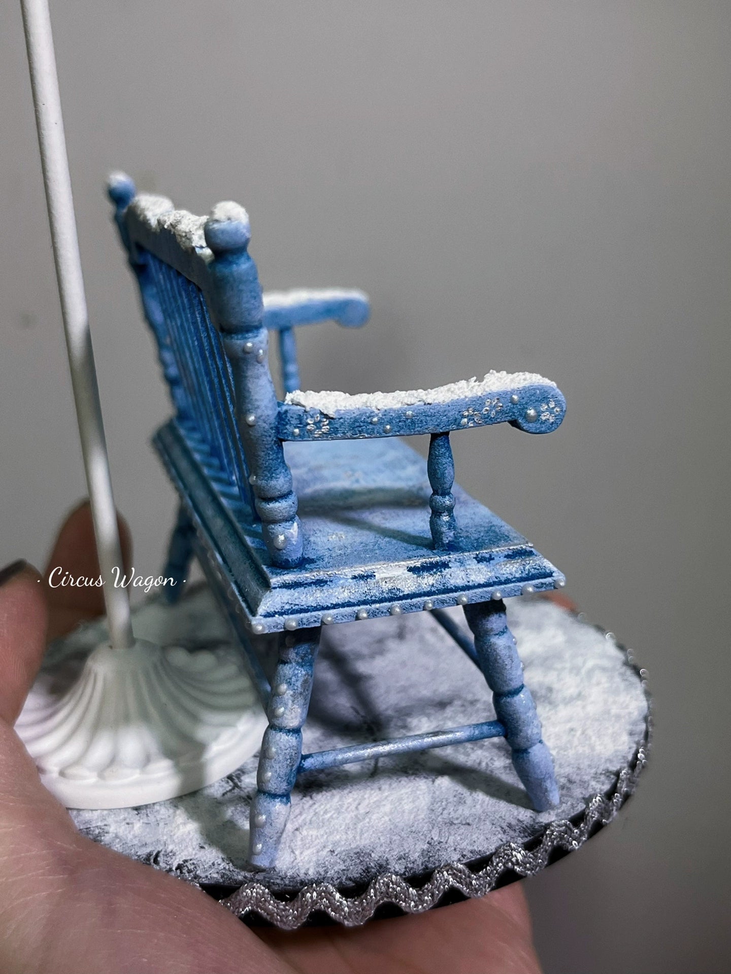 1:12 Scale Winter Street Scene Miniature Dollhouse