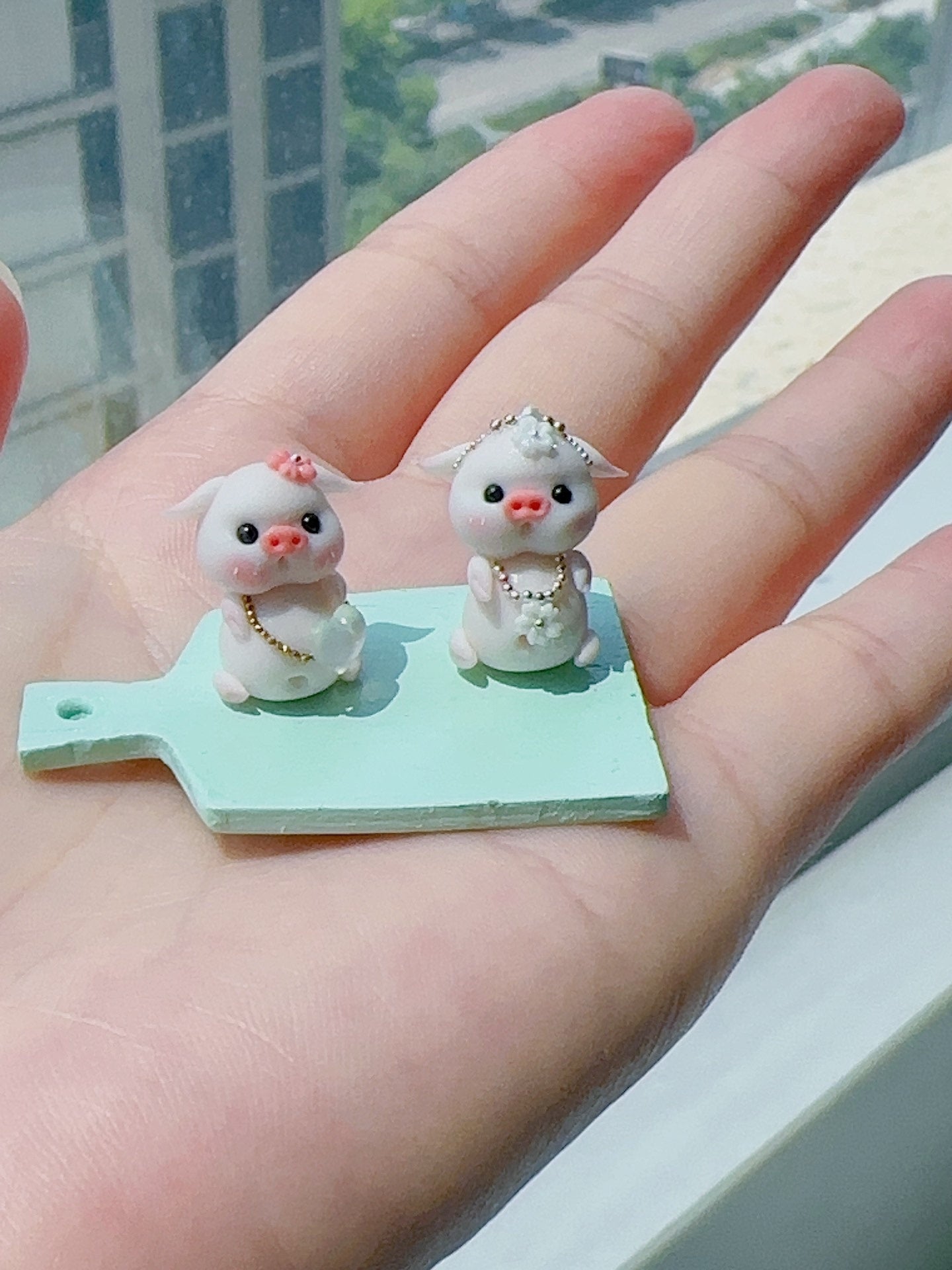 Miniature 1:12 échelle Clay Pig Series Dollhouse Cake Shop Scene Miniature Food Play
