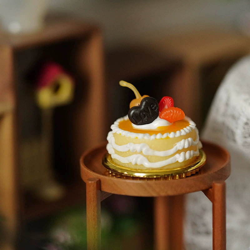 Gâteau miniature à l'échelle 1:6, dessert, modèle de poupée BJD, accessoire alimentaire miniature
