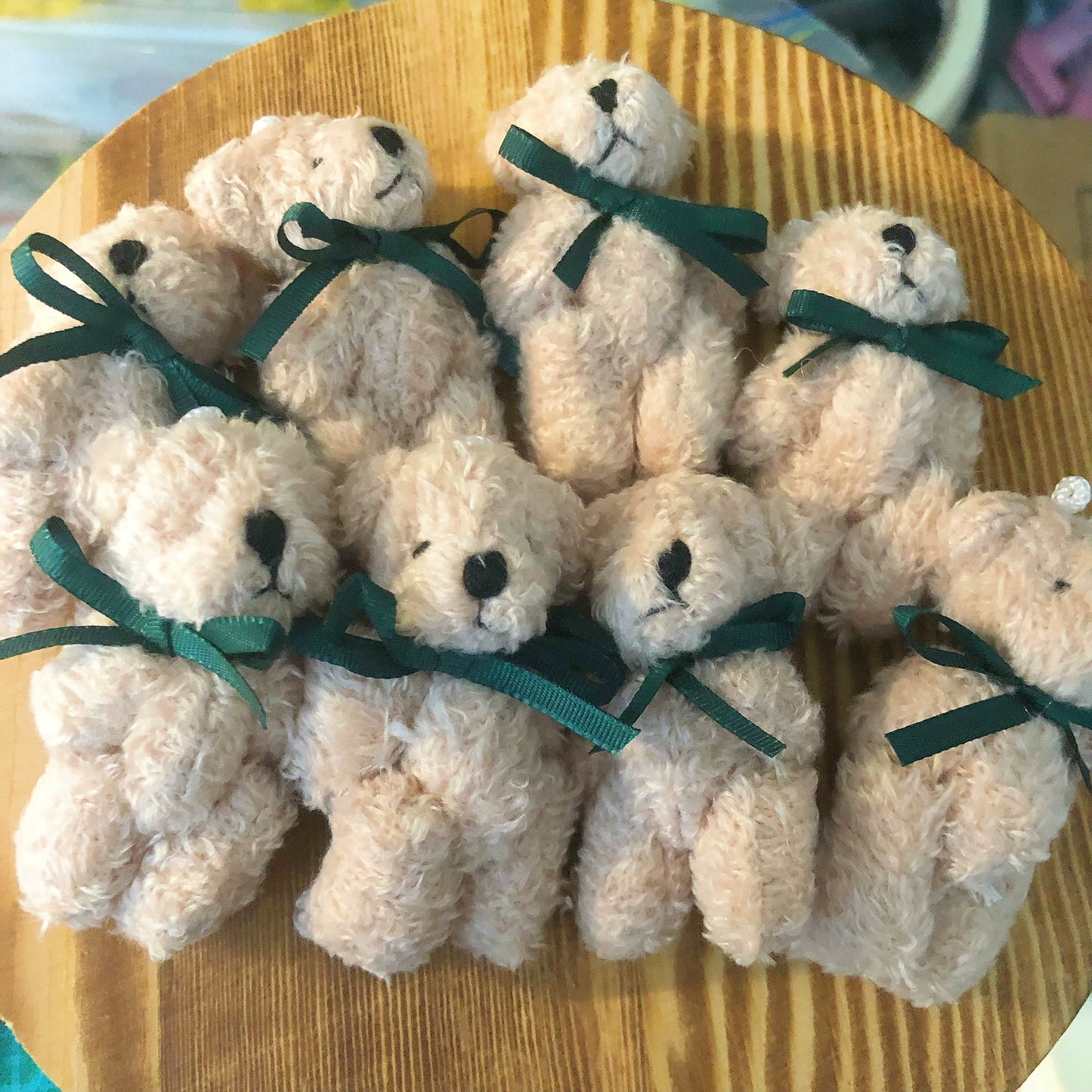 1:6 Scale Jointed Rabbit Bear Miniature Plush Doll BJD Companion