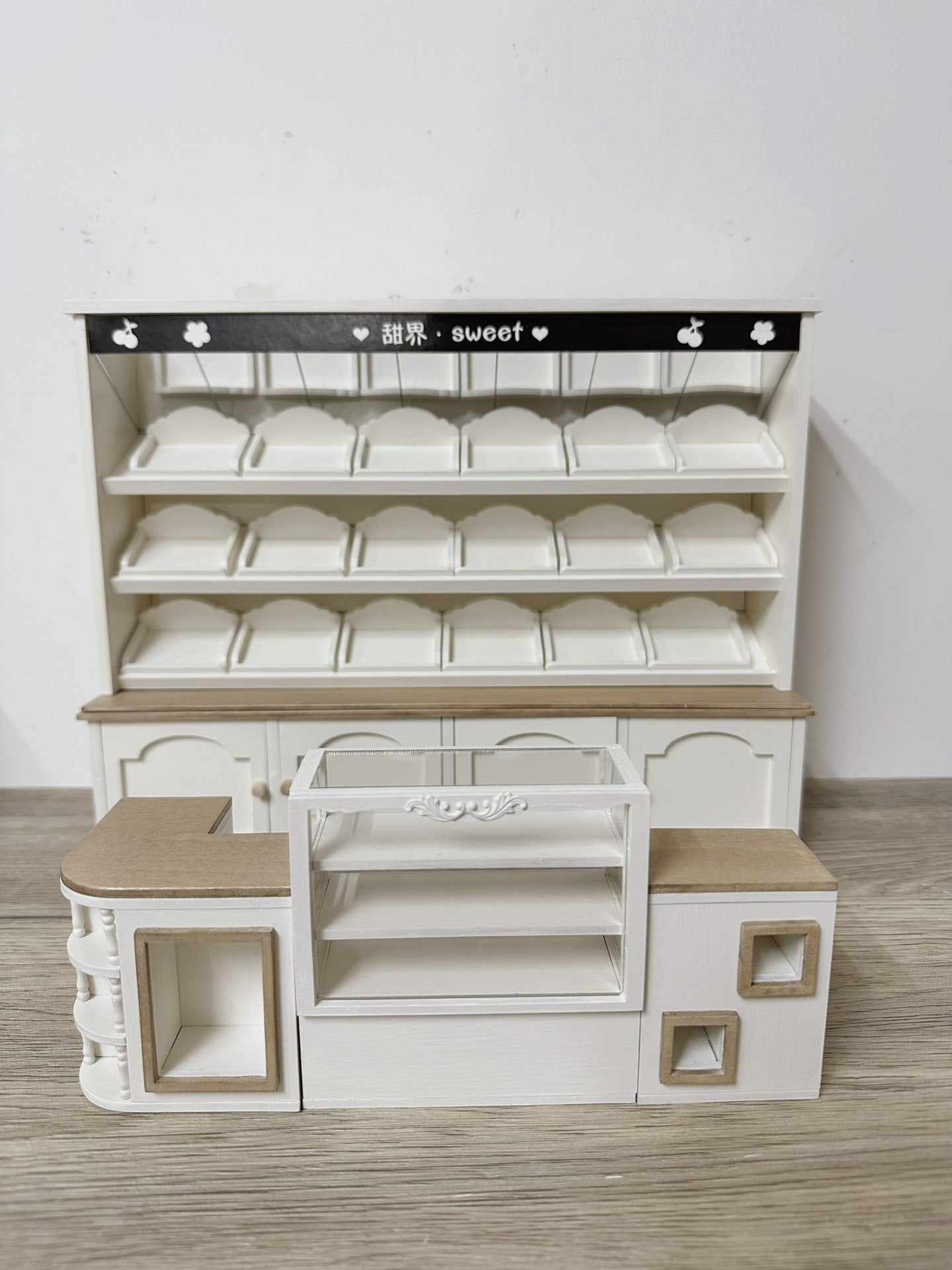 1:6 Scale Miniature Nordic Retro Wooden Cabinet For Blythe Dollhouse Custom Handmade Furniture